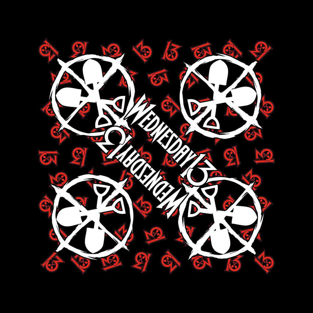 Wednesday 13 - Logo Shovels Bandana - Zwart